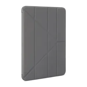 Étui pour tablette Pipetto gris iPad 10,9" Origami No1 avec support pliable et extérieur à panneaux pliés