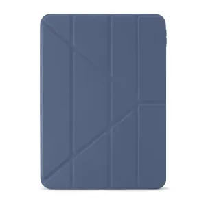 Étui Pipetto Origami No1 Original pour iPad 10,9 pouces, bleu marine, avec support pliable et rabat de protection