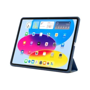 Coque Pipetto iPad 10,9" Origami No1 Original bleu marine avec support pliable et protection des bords