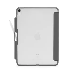 Étui Pipetto Origami No3 pour iPad 10,9 pouces gris foncé, avec support pliable et rangement pour Apple Pencil