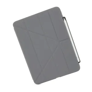 Coque Pipetto Origami No3 pour iPad 10,9 pouces 10e génération avec support pliable et rangement pour Apple Pencil, gris foncé