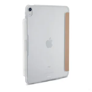 Étui Pipetto Origami No3 pour iPad 10,9 pouces avec dos transparent, support Apple Pencil et bord de rabat pliable