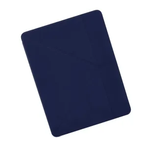 Pipetto Origami No1 marineblått nettbrettdeksel til iPad Pro 12,9-tommers med sammenleggbar støttefot