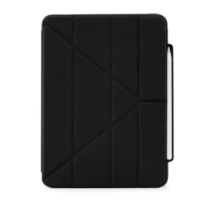 Étui Pipetto Origami No3 Pencil Case pour iPad Pro 11 pouces, folio pliable noir avec support pour Apple Pencil