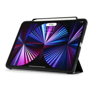 Étui Pipetto Origami No3 noir pour iPad Pro 11 avec support pliable et rangement pour Apple Pencil