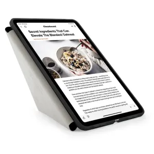 Étui Pipetto Origami No1 noir pour iPad Air avec support pliable et protection antichoc