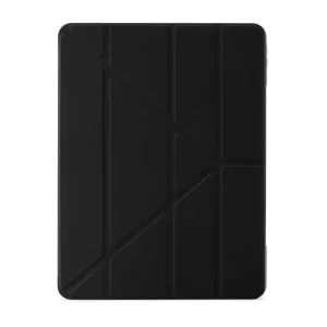 Coque Pipetto Origami No1 noire pour iPad Air 13 avec support pliable et protection contre les chocs