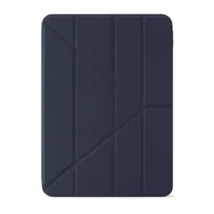 Pipetto Origami No1 blå iPad Air-cover med foldbar stander og beskyttende, stødabsorberende kanter