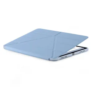 Pipetto Origami No.1 lyseblått iPad Air-deksel med tredelt stativ og beskyttende kant