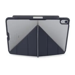 Pipetto Origami No3 kokkupandav ümbris iPad Air 13 jaoks, tumesinine klapiga ümbris aluse toe ja kaameraavaga