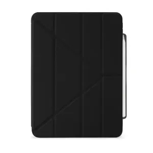 Pipetto Origami No3 Pencil Case til iPad Pro 11 i svart, med utfellbart stativ og Apple Pencil-holder
