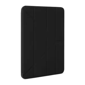 Étui Pipetto Origami No1 noir pour iPad Pro 11 avec lignes de pliage et rabat de protection