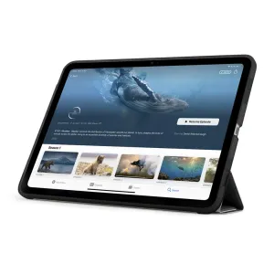 Étui Pipetto Origami No1 noir pour iPad Pro 11 (2024) avec support pliable et protection antichoc