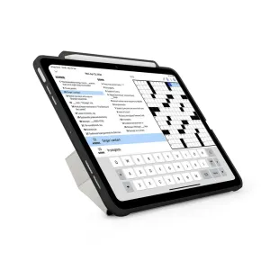 Pipetto Origami No3 Pencil Case iPad Pro 11 jaoks, must, kokkupandava aluse ja Apple Pencil sahtliga