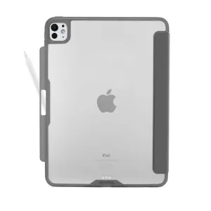 Étui Pipetto Origami No3 pour iPad Pro 11 en gris, avec rabat support et rangement pour Apple Pencil