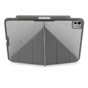 Étui Pipetto Origami No3 pour iPad Pro 11 gris avec support origami et coque arrière de protection
