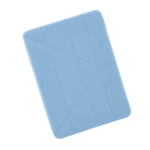 Pipetto Origami No.1 lyseblått iPad Air-deksel med origami-bretter til stativ og støtdempende kant