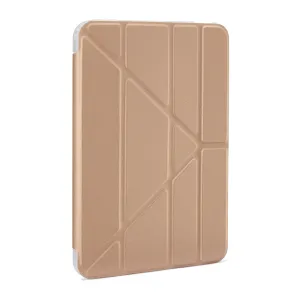 Étui Pipetto Origami n° 1 or rose pour iPad mini avec support pliable et couverture texturée