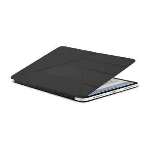 Pipetto Origami No4 foliocover til iPad Pro 11-tommers (2024), svart sammenleggbart beskyttelsesdeksel med stativfunksjon