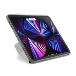 Pipetto iPad Pro 11-etui i mørkegrått med Origami-foldestativ og beskyttelsesdeksel