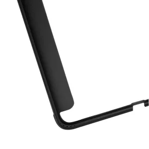 Étui Pipetto Origami No1 noir pour iPad 10e génération, avec coins arrondis et découpes