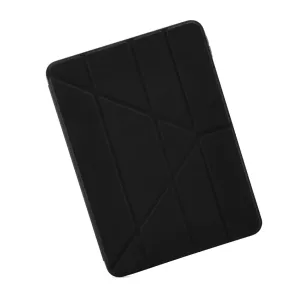 Étui Pipetto Origami No1 noir pour iPad 10e génération avec rabat support pliable et panneau géométrique