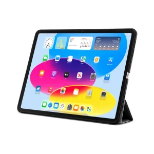 Étui Pipetto Origami No1 Original noir pour iPad 10e génération avec support pliable pour regarder et taper