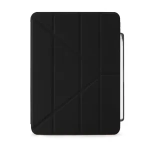 Pipetto Origami No3 tahvelarvuti ümbris iPad Air 11 jaoks, must, sisseehitatud Apple Pencil hoiukohaga