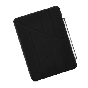 Pipetto Origami No3 must iPad Air 11 pliiatsihoidikuga kaitseümbris geomeetrilise voltimisdisaini ja tahvelarvuti kaitsega