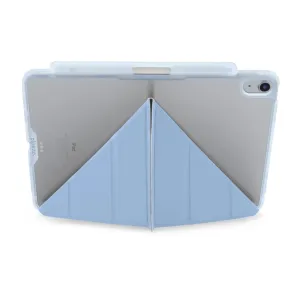 Pipetto Origami No3 helesinine ümbris iPad Air 11 jaoks, kokkupandava toe ja Apple Pencil hoiukohaga
