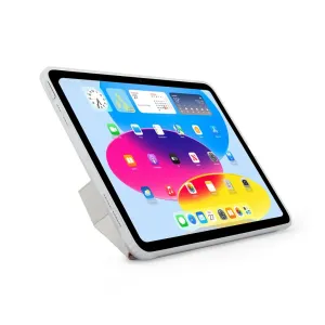 Pipetto iPad 10.9 Origami No1 ümbris kokkupandava aluse, läbipaistva serva ja põrutuskaitsega