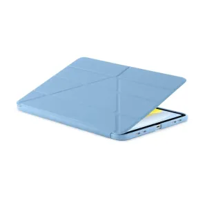Pipetto lyseblått Origami No1-deksel til 10,9-tommers iPad med sammenleggbart omslag og beskyttende skall