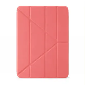 Pipetto roosa Origami No1 iPad 10,9-tolline ümbris kokkupandava aluse ja geomeetrilise kaitsekaanega