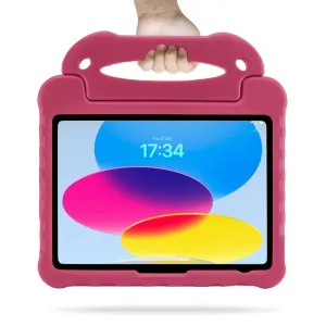 Pipetto rosa Activity-Hülle für iPad 10. Generation, eine schützende Tablet-Hülle mit Tragegriff und iPad im Inneren