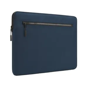 Housse Pipetto bleu marine pour MacBook avec poche zippée à l’avant et protection rembourrée pour ordinateur portable 13 pouces
