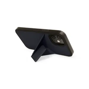 Coque Pipetto Origami Snap Case pour iPhone 12 Mini noire avec support pliable et bords antichocs