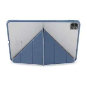Pipetto Origami No1 ümbris iPad Pro 11-tollisele, tumesinine, kokkupandava aluse ja kaitsva tagakaanega