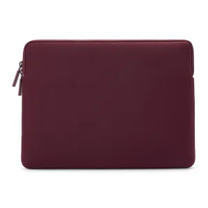 Housse Pipetto bordeaux pour MacBook, avec fermeture zippée, pour MacBook Pro 14 pouces ou Air 13,6 pouces