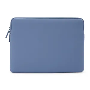 Housse Pipetto Classic Fit bleue pour MacBook Air 13 / Pro 14, avec fermeture zippée pour la protection des ordinateurs portables fins