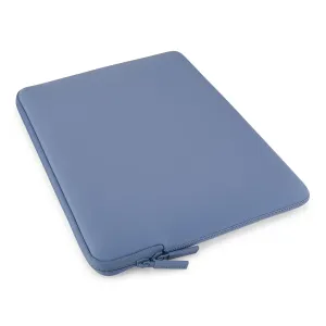 Housse Classic Fit Pipetto pour MacBook Air et Pro en bleu clair, housse d’ordinateur portable fine et matelassée avec fermeture zippée