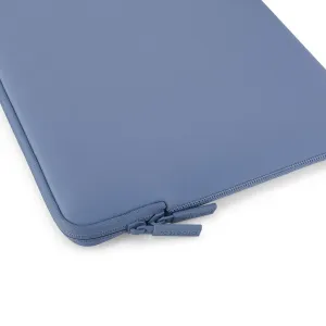 Housse Pipetto Classic Fit bleue pour MacBook Air/Pro, avec fermeture zippée et coins arrondis