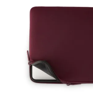 Pipetto bordoopunane Classic Fit MacBooki ümbris lukuga avause ja pehme sisemise voodriga
