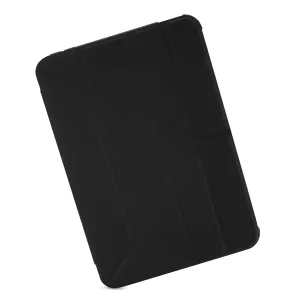 Pipetto Origami No1 black iPad mini case with folding stand design and rounded corners
