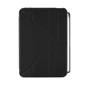 Pipetto Origami No3 iPad mini ümbris musta geomeetriliselt volditava kaane ja aluse funktsiooniga