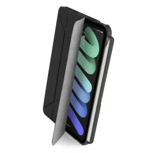 Pipetto must iPad Mini Origami No3 ümbris lahtikäiva aluse ja kaitsva folio-kaanega