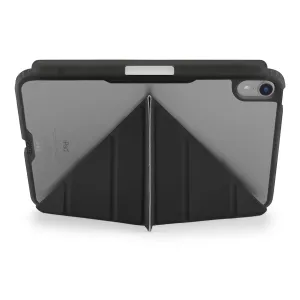 Pipetto iPad Mini Origami No3 must kaitseümbris kokkupandava toe ja kaameraavaga