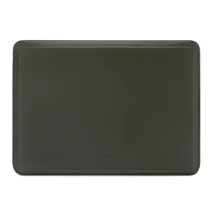Pipetto üliõhuke tumeroheline MacBook 13/14 ümbris reljeefse logo ja ümarate nurkadega