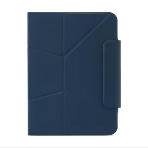 Pipetto dark blue iPad Air 13 stand case with foldable Origami cover and geometric folding design