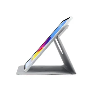 Pipetto Origami No6 iPad Airi ümbris, mis on volditud kolmnurkseks vaatamisaluseks, iPad horisontaalasendis