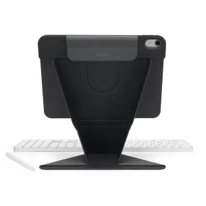 Pipetto Origami No6 black iPad Air 13 stand case with folding support and embossed logo